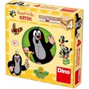 Dřevěné hračky Dino Kostky kubus Krtek 6 ks v krabičce 18 x 13 x 4 cm