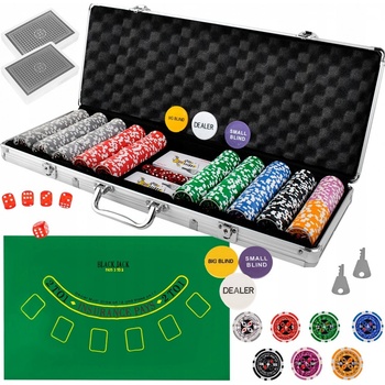 Malatec 23529 Poker set 500 žetonů HQ