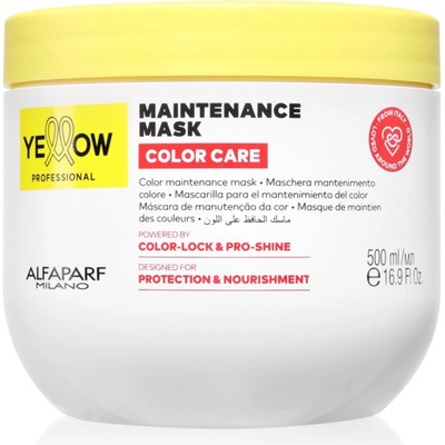 Yellow Color Care Maintenance Mask маска за боядисана коса 500ml