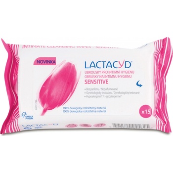 Lactacyd ubrousky Sensitive 15 ks