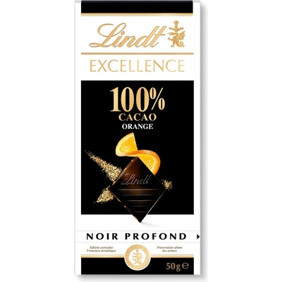 Lindt Excellence 100% Orange 50 g