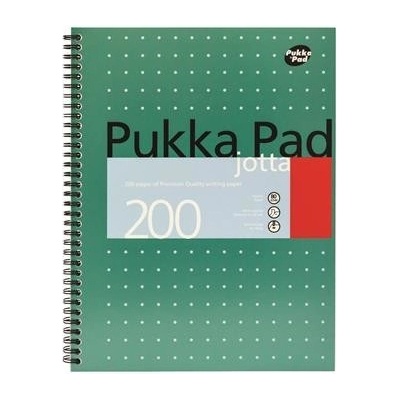 PUKKA PAD Špirálový zošit A4 štvorčekový Metallic Jotta
