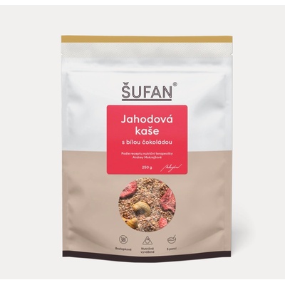 Šufan Jahodová kaše s bílou čokoládou 250 g