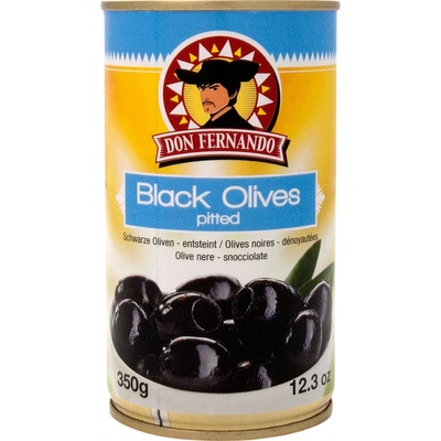 Don Fernando Černé olivy vypeckované 350 ml