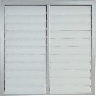 Dalap Kovová so samotiažnymi lamelami bez príruby 805x805 mm šedá