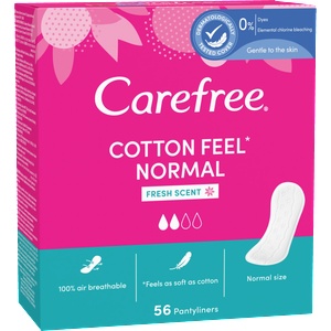 Carefree Ежедневни дамски превръзки Fresh, 56 бр (2217652)