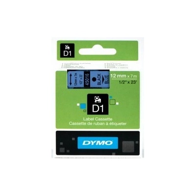 páska Dymo D1- 12mm x 7m čierny/modrý