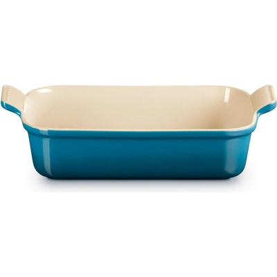Le Creuset Тава за фурна HERITAGE 26 см, 2, 4 л, DEEP TEAL, керамика с глазура, Le Creuset (LECR71102266420001)