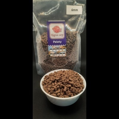 Kapsa Carp Pelety KRVAVÝ LOSOS 1kg 6mm
