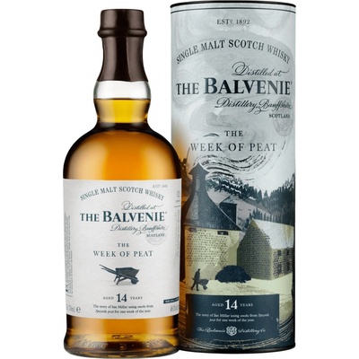 The Balvenie The Week of Peat 14y 48,3% 0,7 l (tuba)