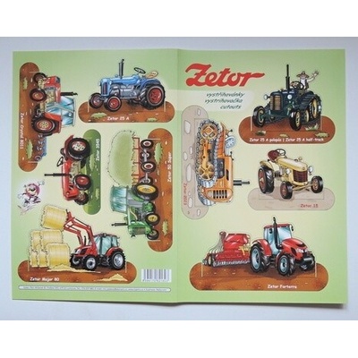 Mičánek MP vystřihovánky Zetor