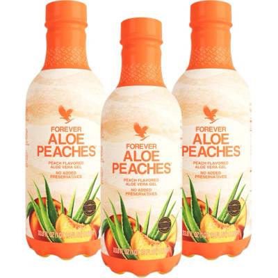 Forever Living Trojbalení Aloe peaches 3 x 1 l