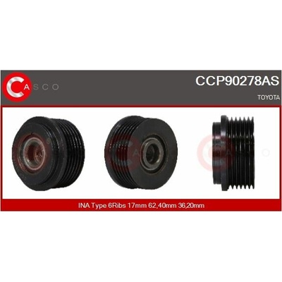 Řemenice, generátor CASCO CCP90278AS