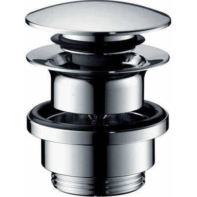 HANSGROHE sifóny - umývadlový odtokový ventil 5/4" Push-Open kovový chróm, 50100000