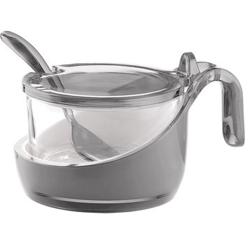 Guzzini Захарница Two-tone с лъжичка сива (24890092)