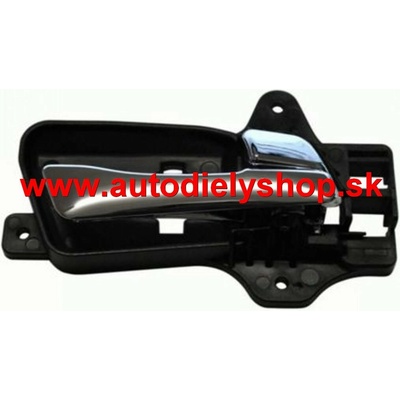 KIA Cee'd 1/2010- vnútorná kľučka predných pravých dverí chrómová