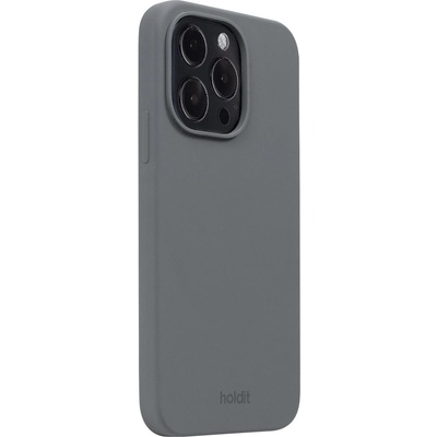 Holdit Гръб Holdit Silicone Case за iPhone 13 Pro - Space Gray (7330985157684)