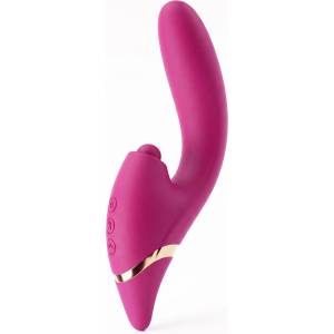 Xocoon Triple Thrill Climaxer Vibrator Fuchsia