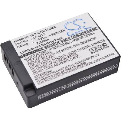 Батерия за Canon EOS (екв. LP-E17), 950mAh (CS-CNE170MX)