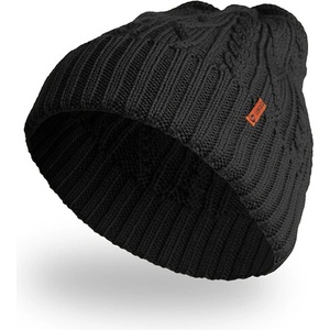 WARAGOD Шапка Frostborg Merino, черна (WAR003115)