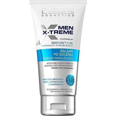 Eveline Cosmetics Men X-treme Cooling Effect Sensitive Intensely Soothing After Shave Balm успокояващ балсам за след бръснене за мъже 150 ml (006978)