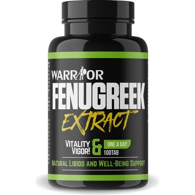 Warrior Fenugreek Extract Pískavice v tabletách 100 tablet