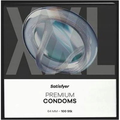 Satisfyer Latexové kondomy 64 mm 100 ks