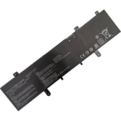 ASUS Asus, 3 клетки, 11.52V, 33Wh, Заместител (B31N1632)