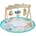 Playgro Активна гимнастика с дървена арка Playgro Fauna Friends 0м+ (PG.0616)