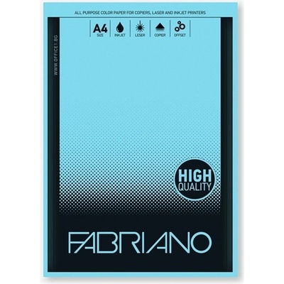 Fabriano Копирен картон Fabriano, A4, 160 g/m2, син, 50 листа