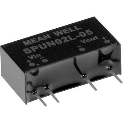 MEAN WELL SPUN02N-15 DC / DC menič napätia 134 mA 2 W Počet výstupov: 1 x