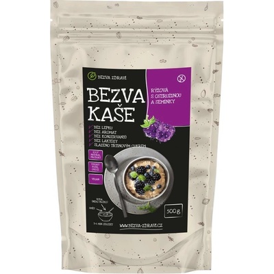 Bezva müsli Ryžová kaša s ostružinou a semienkami 0,5 kg