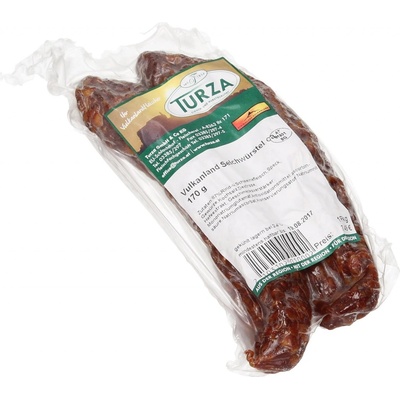 Fleischerei Turza Selchwürstel klobása Vulkanland cca 170 g