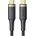 USAMS Thunderbolt 3 Cable - USB-C към USB-C кабел с Thunderbolt 3 и поддръжка на 5K (80 см) (черен)