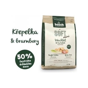 Bosch Soft Mini Quail & Potato 2,5 kg