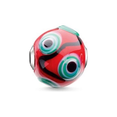 Thomas Sabo Korálek Skleněný barevný K0283 017 10 Karma Beads glass green/