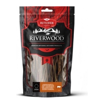 Riverwood - Сушени лакомства за кучета, свински спагети, 100 гр