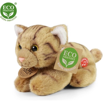 Rappa Плюшено Коте със звук, кафяво, 15 см (203556-1)