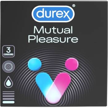 Image 1 of Презервативи, двойно удоволствие, 3 броя - Durex Mutual Pleasure (DUREX01009)