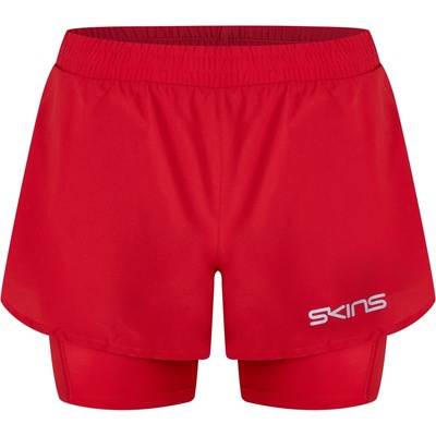 Skins Къси панталони Skins Women's Superpose Performance Gym Shorts - Red