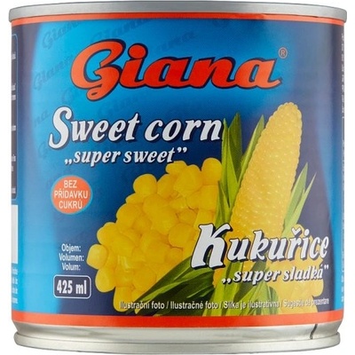Giana Super sladká cukrová kukurica 340 g