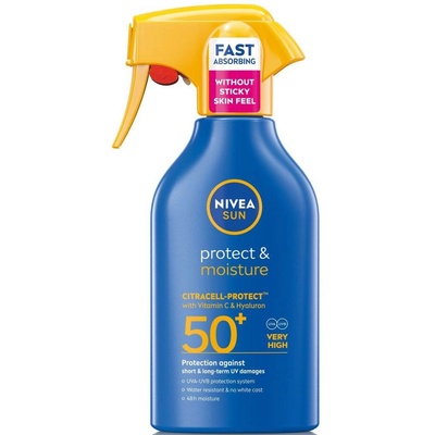 Nivea Sun Слънцезащитен хидратиращ спрей, SPF50+, 250 ml