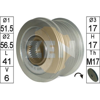 Voľnobeżka alternátora ERA ZN5652