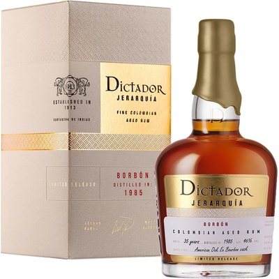Dictador Rum Vintages Collection Jerarquia Borbon 46% 0,7 l (čistá fľaša)