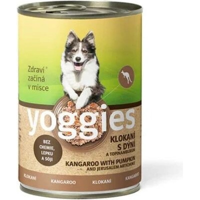 Yoggies krůtí s lososem topinamburem bylinkami a kloubní výživou 400 g
