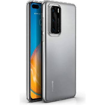 Huawei Плътен силиконов гръб Perfect 2mm за Huawei P40, Прозрачен (3367)