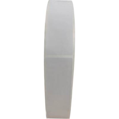 Plastová Etiketa 32 x 100 mm, Polypropylén, Biela, Dutinka 40 mm, 2000 ks/kotúč, Permanentné lepidlo