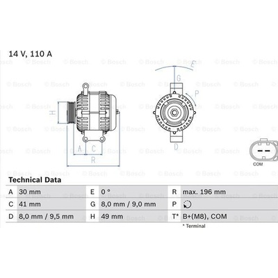 BOSCH Generátor 0986046130