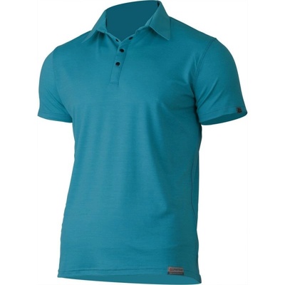 Lasting pánska merino Polo košeľa Eliot modrá
