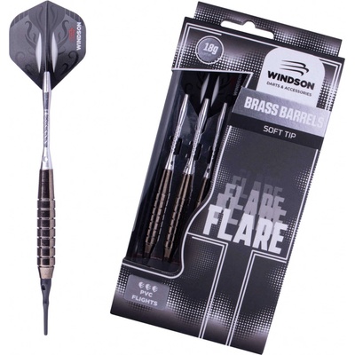 WINDSON Set šipek FLARE 18g Brass